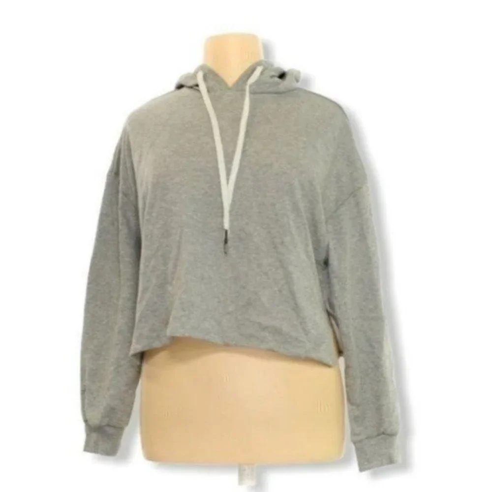 XL NWT Wild Fable Hoodie Crop Sweatshirt XL - Picture 2 of 4